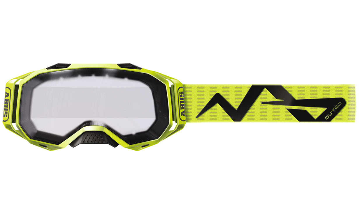 Masque pour casque intégral VTT Buteo Abus jaune