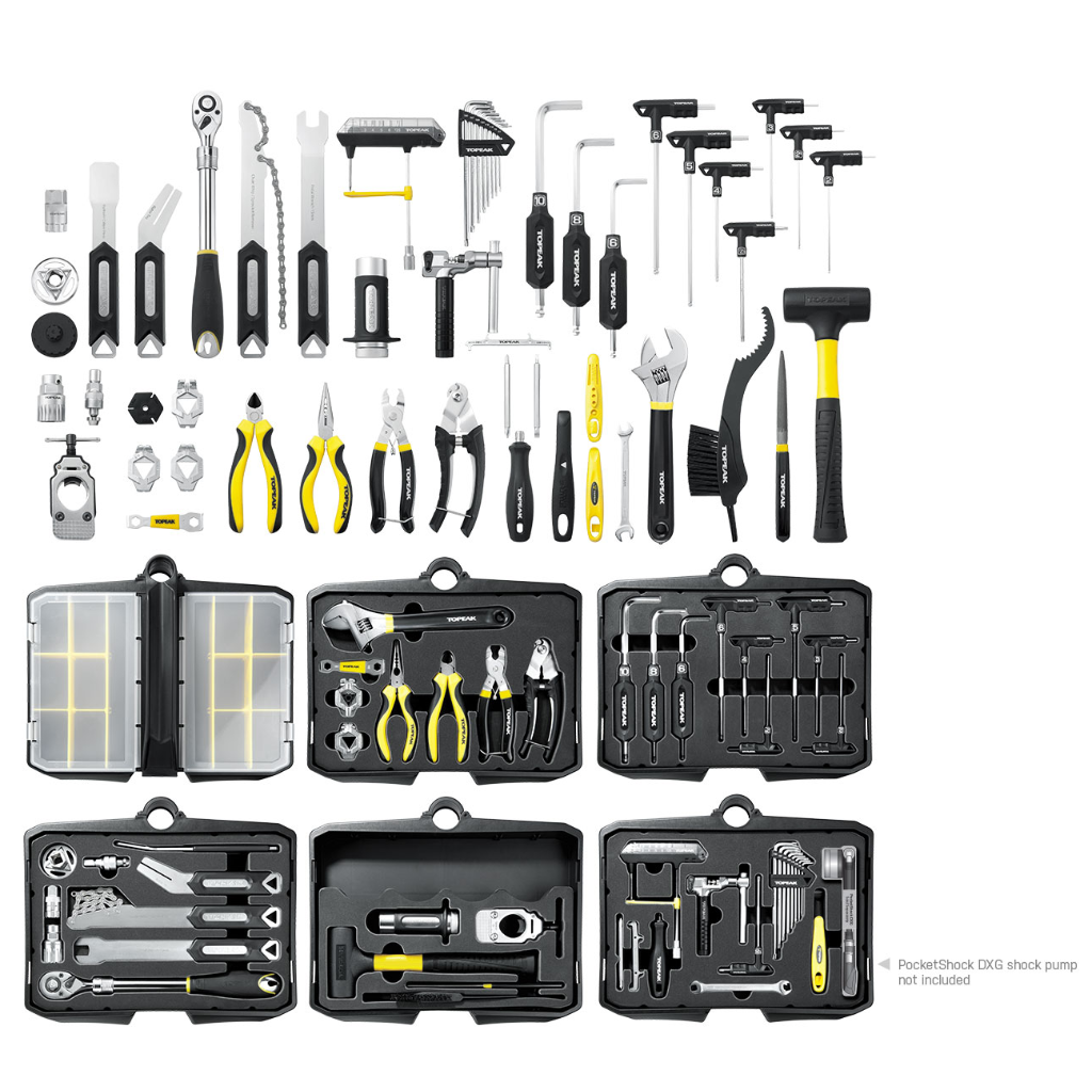 Caisse à outils Topeak PrepStation avec clés et outils