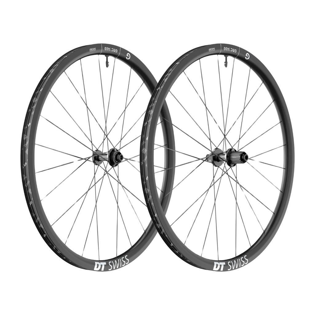 Paire de roues Gravel DT Swiss GRC 1400 DICUT 30 TLR Carbone