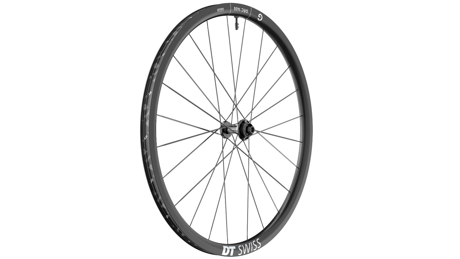 Roue avant Gravel DT Swiss GRC 1400 DICUT 30 Carbone TLR