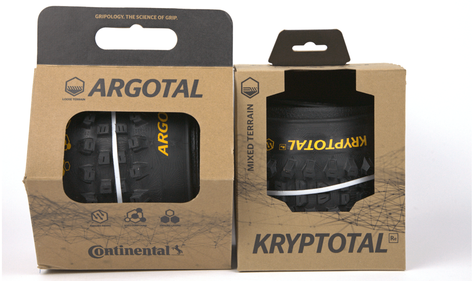 Set pneus VTT Continental Argotal et Kryptotal RE Enduro 29