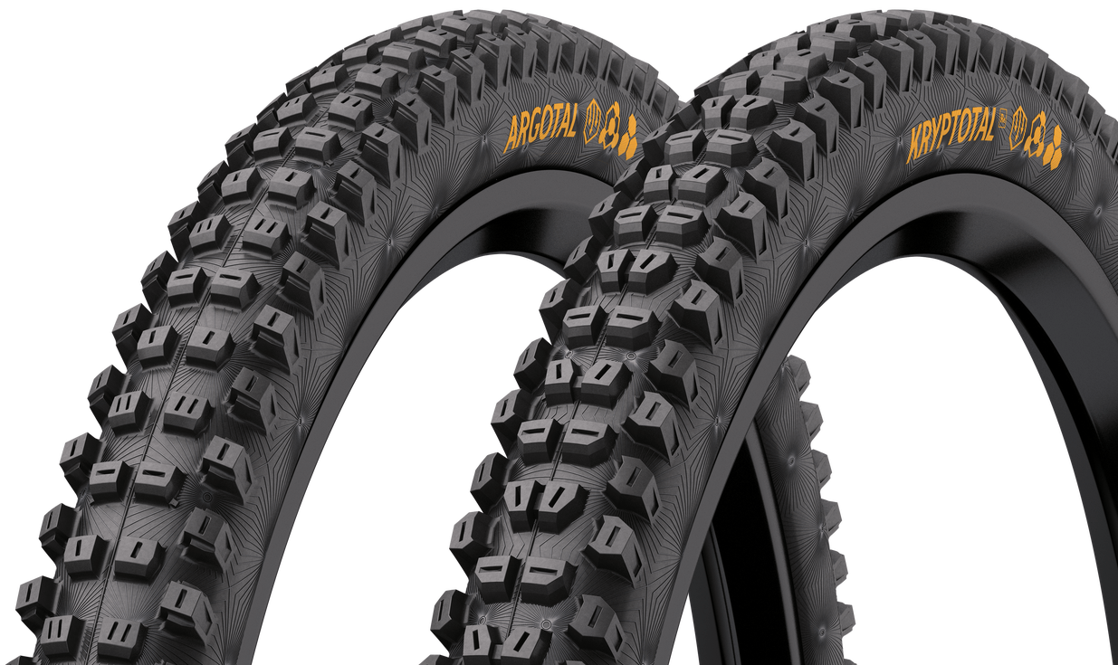 Set pneus VTT Continental Argotal et Kryptotal RE Enduro 29